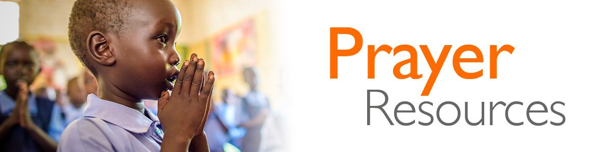 Prayer resources from World Vision