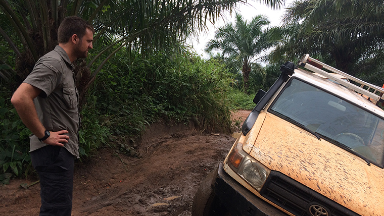 An evacuation into Congo, a satellite phone and worlds colliding