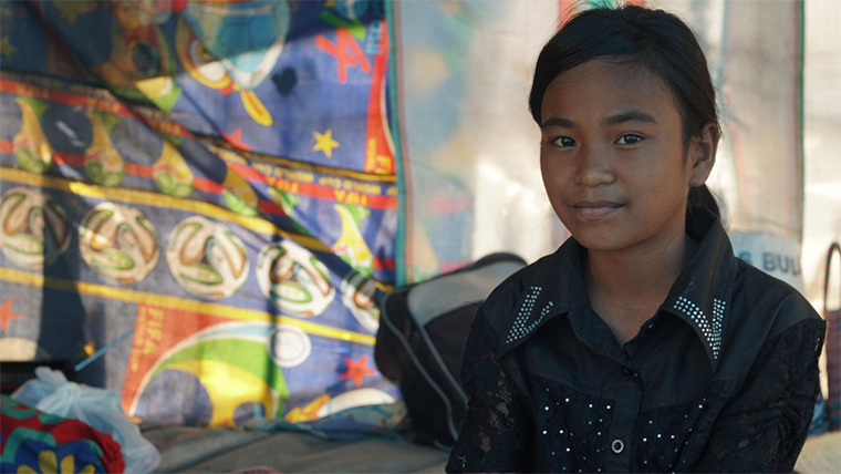 Indonesia tsunami survivor - Olivia, 10