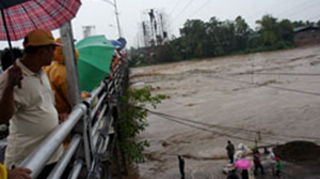 More than 50,000 people are seeking safety in evacuation centres in typhoon-hit areas across the Philippines