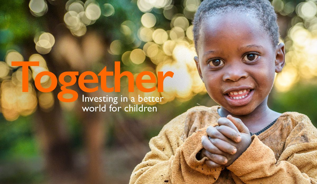 Together investing in a better world for children.