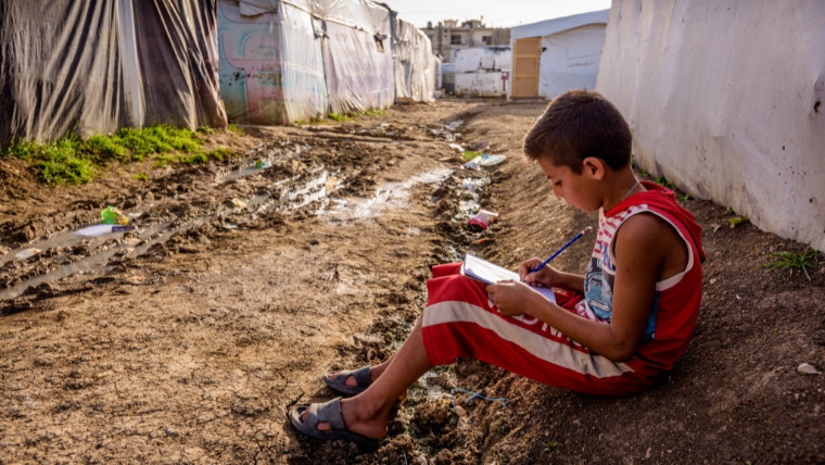 Syrian refugee in Lebanon