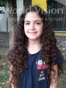 Choose a child to sponsor, like this little girl from Shkodra, Daniela age 14