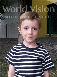 Armando, aged 8, from Albania, is hoping for a World Vision sponsor