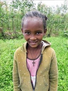 Choose a child to sponsor, like this little girl from Lemo, Meskerem age 10