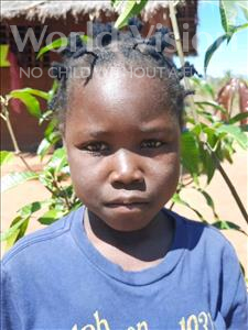 Estefania Francisco, aged 10, from Mozambique, is hoping for a World Vision sponsor