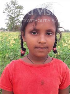 Nekhat, aged 9, from Nepal, is hoping for a World Vision sponsor